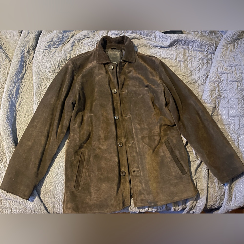 J crew suede leather jacket